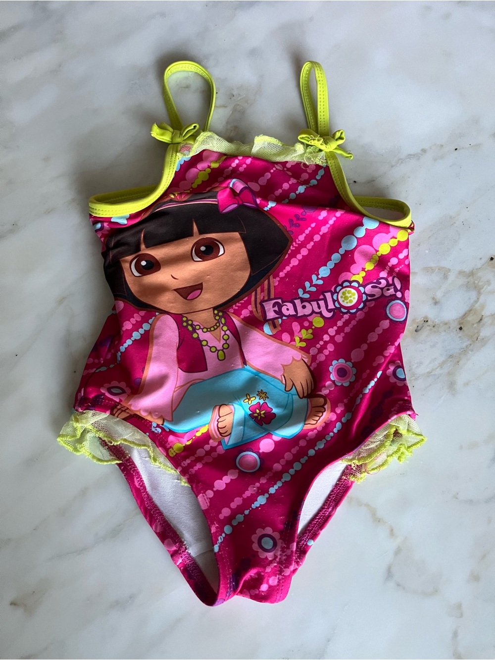 Vintage Y2K 2010 Dora the Explorer Nick Jr. Swimsuit